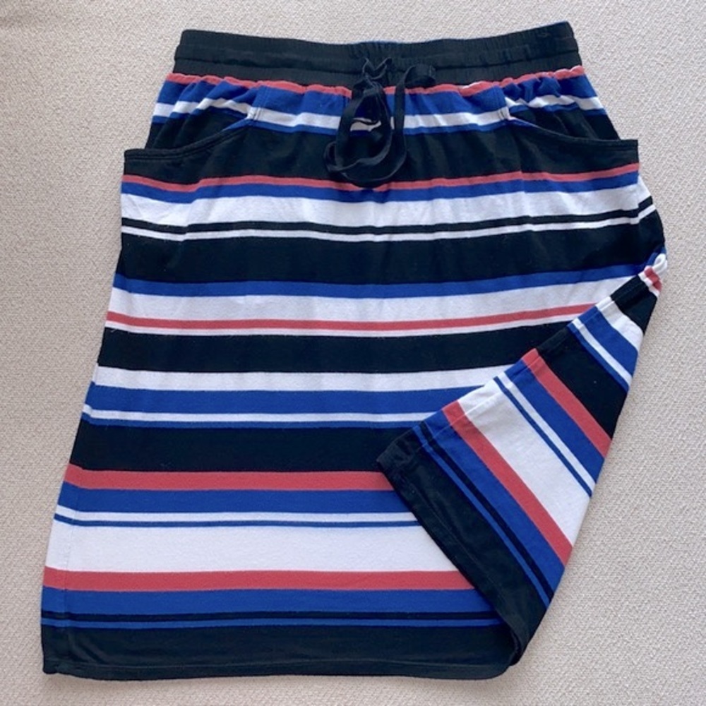 Max Studio multi color stripe skirt, S/M